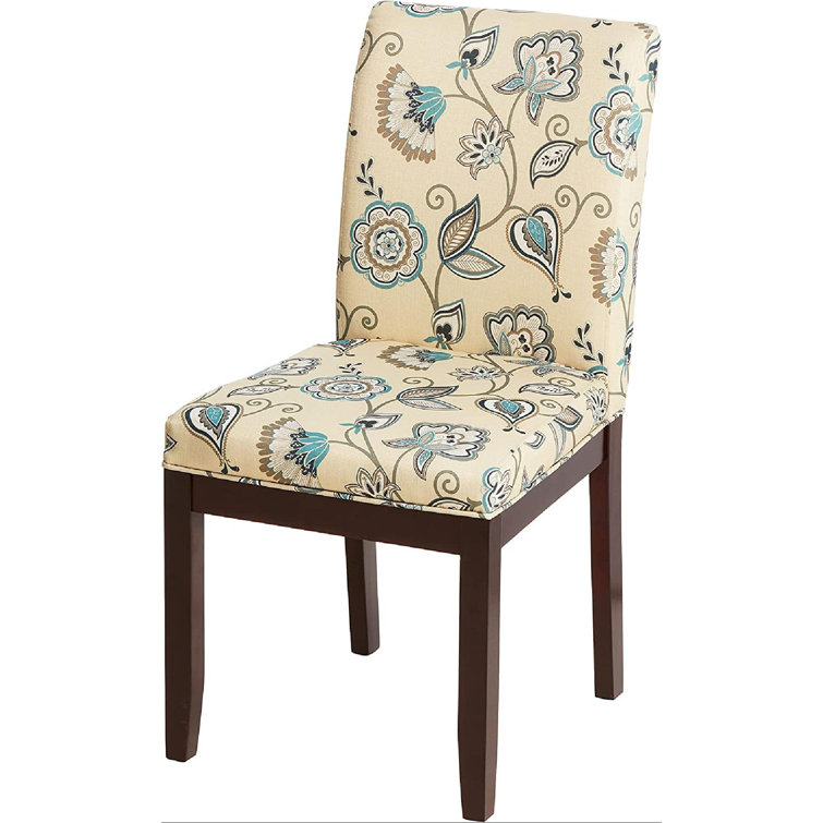 Patterned best sale parsons chair